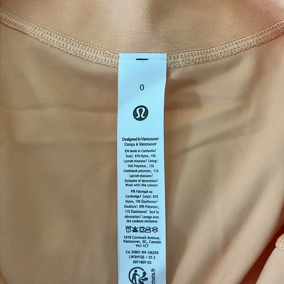 Lululemon Rock Melon Define Cropped Jacket Nulu - Picture 10 of 10